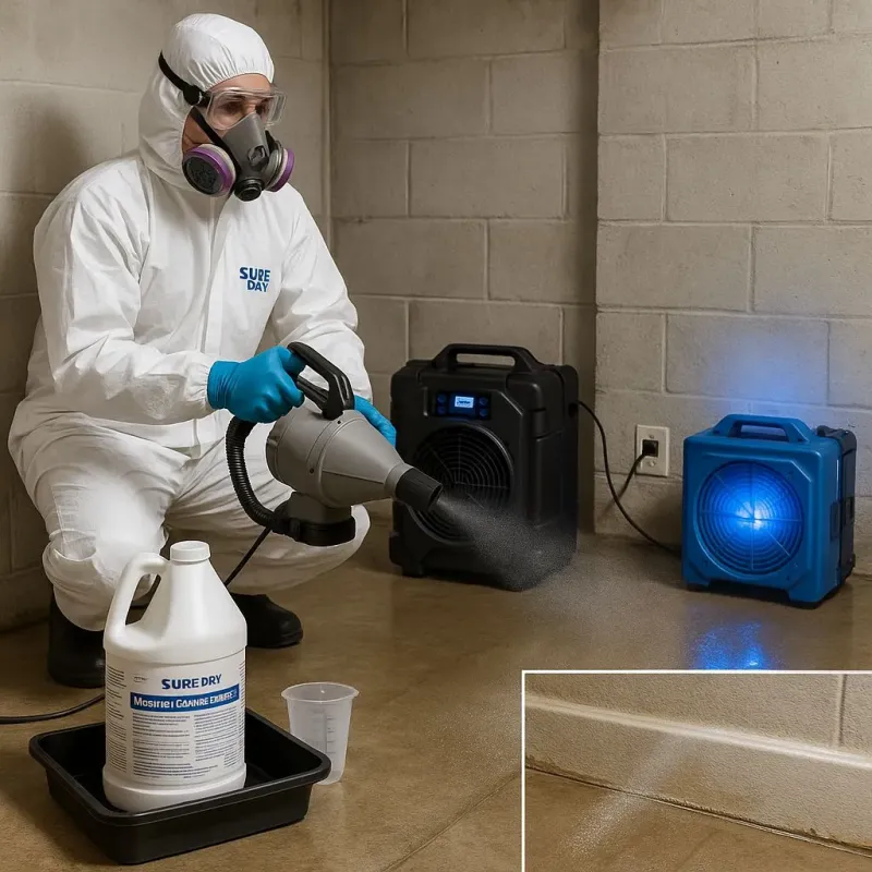 Sanitization and Odor Removal process in Monticello, IL